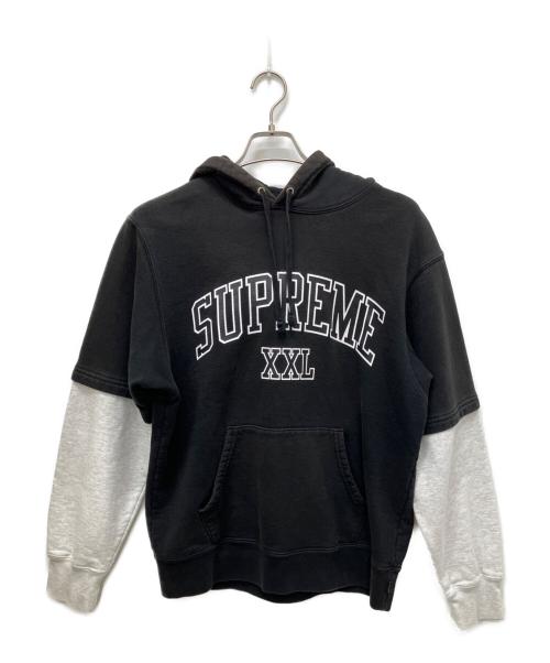 SUPREME（シュプリーム）Supreme (シュプリーム) XXL Hooded Sweatshirt ブラック サイズ:Sの古着・服飾アイテム