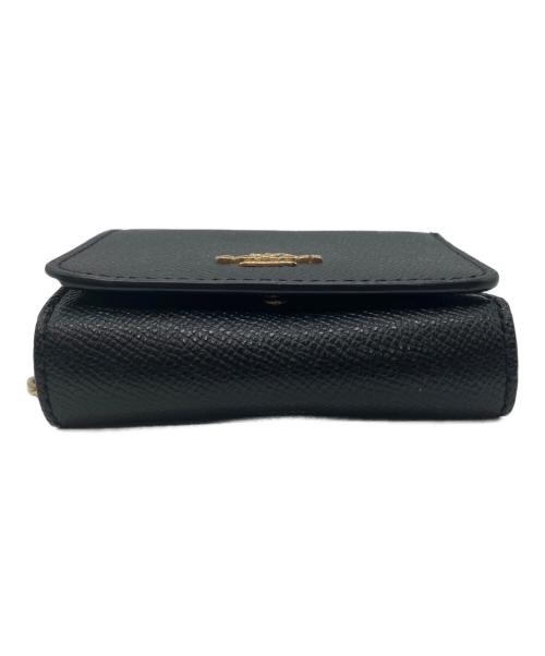 COACH（コーチ）COACH (コーチ) スモール トライフォールド ウォレット ブラックの古着・服飾アイテム