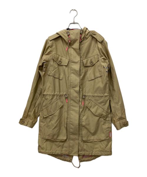 HUNTER（ハンター）HUNTER (ハンター) フーデッドレインコート ベージュ サイズ:XSの古着・服飾アイテム