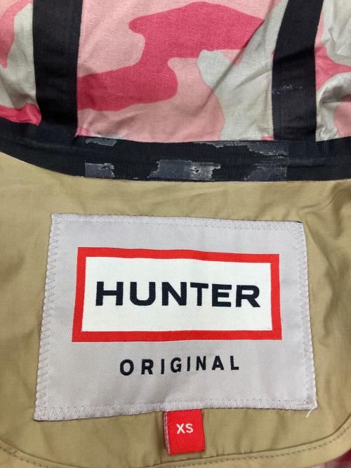 HUNTER（ハンター）HUNTER (ハンター) フーデッドレインコート ベージュ サイズ:XSの古着・服飾アイテム