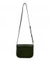 Kate Spade (ケイトスペード) フェイスドームレザーショルダーバッグ グリーン：8000円