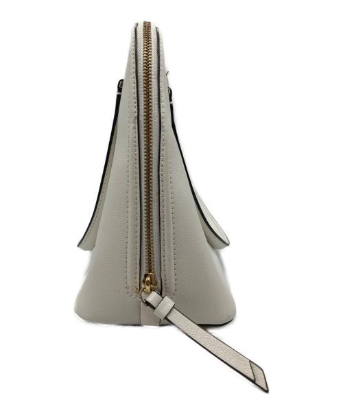 Kate Spade（ケイトスペード）Kate Spade (ケイトスペード) ミディアム ドーム サッチェルバッグ ホワイトの古着・服飾アイテム