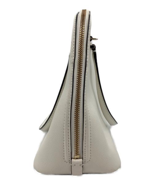 Kate Spade（ケイトスペード）Kate Spade (ケイトスペード) ミディアム ドーム サッチェルバッグ ホワイトの古着・服飾アイテム