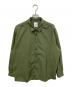 uniform experiment（ユニフォームエクスペリメント）の古着「SUPPLEX BAGGY SHIRT」｜グリーン