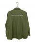 uniform experiment (ユニフォームエクスペリメント) SUPPLEX BAGGY SHIRT グリーン サイズ:XL：7000円