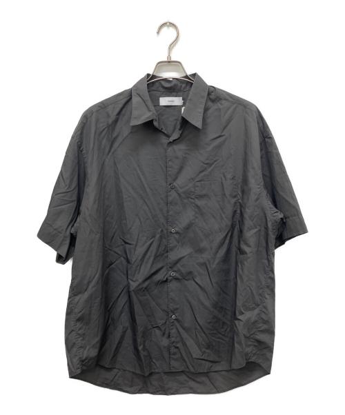 Graphpaper（グラフペーパー）Graphpaper (グラフペーパー) Broad S S Oversized Regular Collar Shirt グレー サイズ:1 未使用品の古着・服飾アイテム