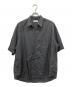 Graphpaper（グラフペーパー）の古着「Broad S S Oversized Regular Collar Shirt」｜グレー