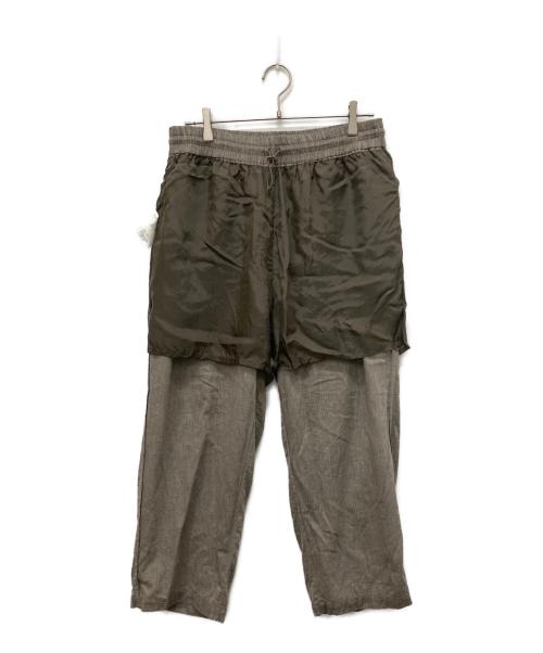 Graphpaper（グラフペーパー）Graphpaper (グラフペーパー) 25AW Cotton Herringbone Flannel Sleeping Pants ベージュ サイズ:1 未使用品の古着・服飾アイテム