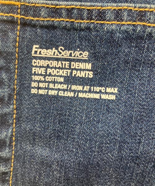 FreshService（フレッシュサービス）FreshService (フレッシュサービス) デニムパンツ インディゴ サイズ:L 未使用品の古着・服飾アイテム