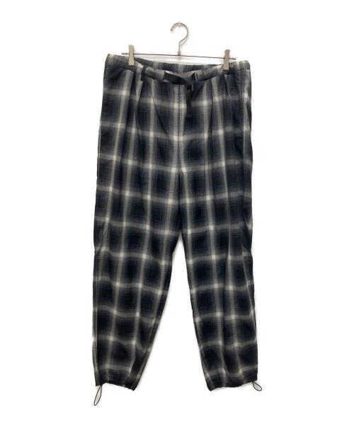 koti BEAUTY&YOUTH（コティ ビューティーアンドユース）koti BEAUTY&YOUTH (コティ ビューティーアンドユース) WOOL 2P EASY PANTS グレー サイズ:XLの古着・服飾アイテム
