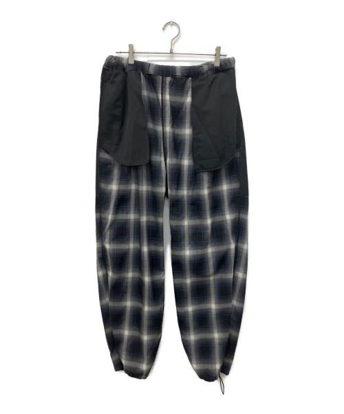 koti BEAUTY&YOUTH（コティ ビューティーアンドユース）koti BEAUTY&YOUTH (コティ ビューティーアンドユース) WOOL 2P EASY PANTS グレー サイズ:XLの古着・服飾アイテム
