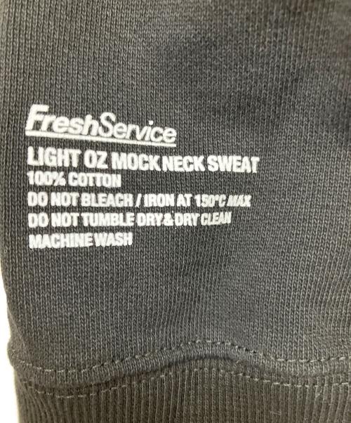 FreshService（フレッシュサービス）FreshService (フレッシュサービス) LIGHT OZ MOCK NECK SWEAT ブラック サイズ:Lの古着・服飾アイテム