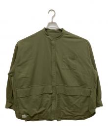 FreshService（フレッシュサービス）の古着「FIREPROOF CARGO POCKET REGULAR COLLAR SHIRT」｜オリーブ