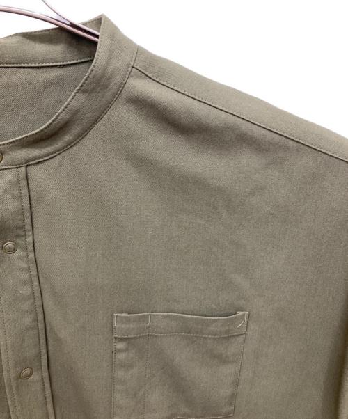 FreshService（フレッシュサービス）FreshService (フレッシュサービス) FIREPROOF CARGO POCKET REGULAR COLLAR SHIRT オリーブ サイズ:Freeの古着・服飾アイテム