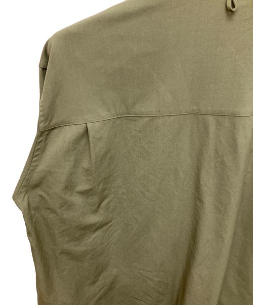 FreshService（フレッシュサービス）FreshService (フレッシュサービス) FIREPROOF CARGO POCKET REGULAR COLLAR SHIRT オリーブ サイズ:Freeの古着・服飾アイテム