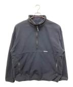 uniform experimentユニフォームエクスペリメント）の古着「POLARTEC WIND PRO FLEECE HALF ZIP TOP」｜ブラック