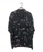 Porter Classicポータークラシック）の古着「ALOHA SHIRT FRENCH FILM」｜ブラック