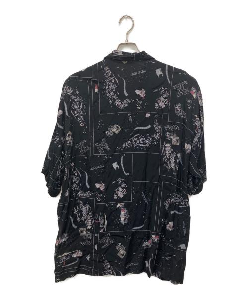 Porter Classic（ポータークラシック）Porter Classic (ポータークラシック) ALOHA SHIRT FRENCH FILM ブラック サイズ:XLの古着・服飾アイテム