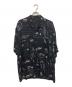 Porter Classic（ポータークラシック）の古着「ALOHA SHIRT FRENCH FILM」｜ブラック