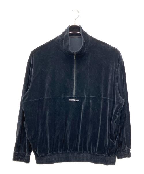 FreshService（フレッシュサービス）FreshService (フレッシュサービス) VELOUR JERSEY PULLOVER ブラック サイズ:Lの古着・服飾アイテム