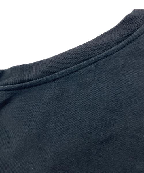 maison kitsune（メゾンキツネ）MAISON KITSUNE (メゾンキツネ) ダブルフォックスヘッド パッチ クラシック Tシャツ グレー サイズ:Sの古着・服飾アイテム