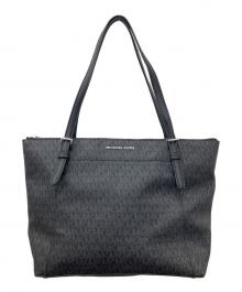 MICHAEL KORS（マイケルコース）の古着「シぐネイチャートートバッグ」｜ブラック