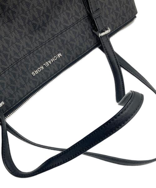 MICHAEL KORS（マイケルコース）MICHAEL KORS (マイケルコース) シぐネイチャートートバッグ ブラックの古着・服飾アイテム