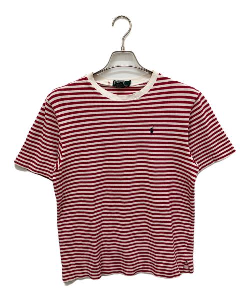 POLO RALPH LAUREN（ポロ・ラルフローレン）POLO RALPH LAUREN (ポロ・ラルフローレン) ボーダーTシャツ レッド サイズ:XLの古着・服飾アイテム