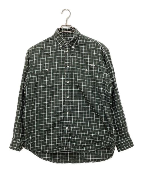 THE NORTH FACE（ザ ノース フェイス）THE NORTH FACE (ザ ノース フェイス) フロストフォージ フランネルシャツ グリーン サイズ:Sの古着・服飾アイテム