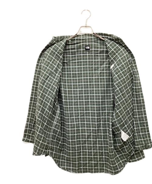 THE NORTH FACE（ザ ノース フェイス）THE NORTH FACE (ザ ノース フェイス) フロストフォージ フランネルシャツ グリーン サイズ:Sの古着・服飾アイテム