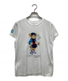 POLO RALPH LAUREN（ポロ・ラルフローレン）の古着「ポロベアーTシャツ」｜ホワイト