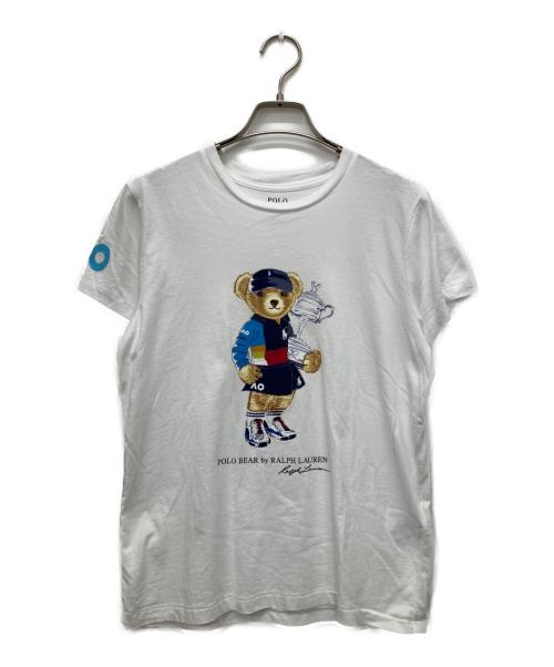 POLO RALPH LAUREN（ポロ・ラルフローレン）POLO RALPH LAUREN (ポロ・ラルフローレン) ポロベアーTシャツ ホワイト サイズ:Sの古着・服飾アイテム