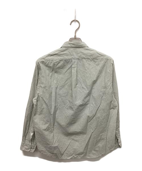 STEVEN ALAN（スティーブンアラン）STEVEN ALAN (スティーブンアラン) ストライプシャツ グリーン サイズ:Lの古着・服飾アイテム