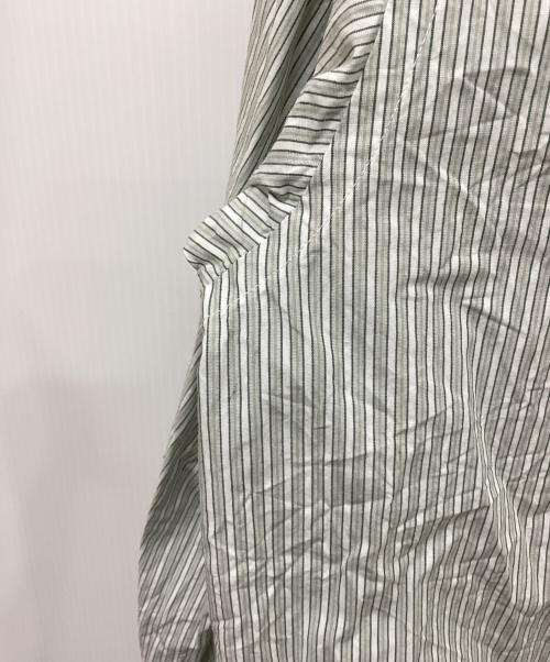 STEVEN ALAN（スティーブンアラン）STEVEN ALAN (スティーブンアラン) ストライプシャツ グリーン サイズ:Lの古着・服飾アイテム