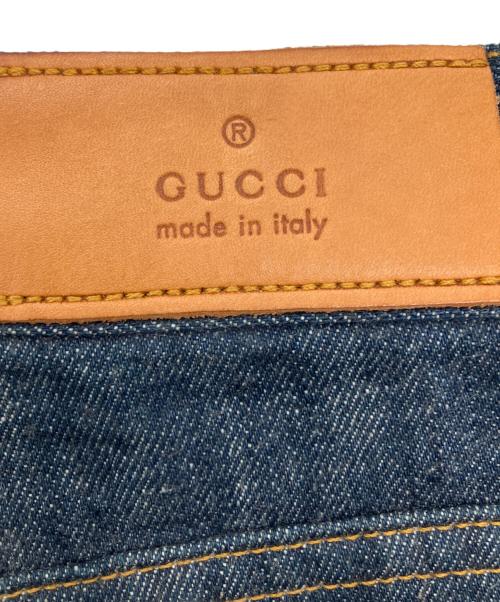 GUCCI（グッチ）GUCCI (グッチ) ブーツカットデニムパンツ インディゴ サイズ:46の古着・服飾アイテム