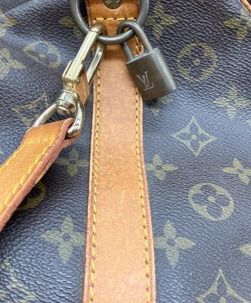 LOUIS VUITTON（ルイ ヴィトン）LOUIS VUITTON (ルイ ヴィトン) キーポル・バンドリエール55/ボストンバッグ ブラウン×カーキの古着・服飾アイテム