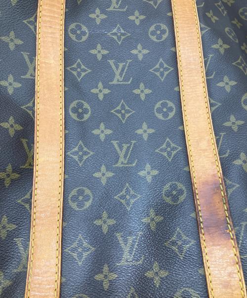 LOUIS VUITTON（ルイ ヴィトン）LOUIS VUITTON (ルイ ヴィトン) キーポル・バンドリエール55/ボストンバッグ ブラウン×カーキの古着・服飾アイテム