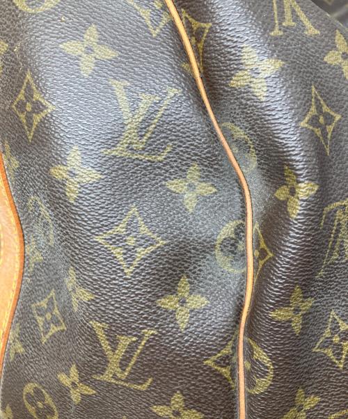 LOUIS VUITTON（ルイ ヴィトン）LOUIS VUITTON (ルイ ヴィトン) キーポル・バンドリエール55/ボストンバッグ ブラウン×カーキの古着・服飾アイテム