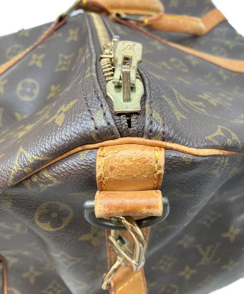 LOUIS VUITTON（ルイ ヴィトン）LOUIS VUITTON (ルイ ヴィトン) キーポル・バンドリエール55/ボストンバッグ ブラウン×カーキの古着・服飾アイテム