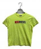 DIESELディーゼル）の古着「DIESEL ロゴプリントTシャツ」｜イエロー