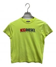 DIESEL（ディーゼル）の古着「DIESEL ロゴプリントTシャツ」｜イエロー