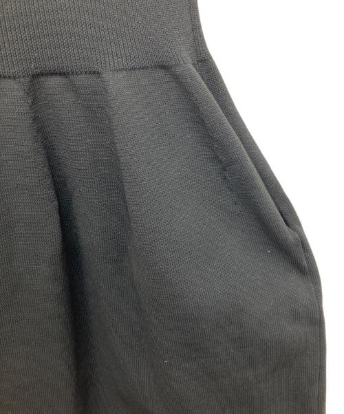 BEARDSLEY（ビアズリー）BEARDSLEY (ビアズリー) コクーンシルエットニットスカート ブラック サイズ:Freeの古着・服飾アイテム