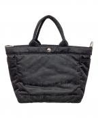 PORTERポーター）の古着「MONOGRAM 2WAY TOTE BAG」｜ブラック