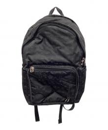 PORTER（ポーター）の古着「MONOGRAM DAYPACK」｜ブラック