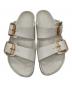 中古・古着 BIRKENSTOCK (ビルケンシュトック) アリゾナビッグバックルサンダル ホワイト サイズ:25.0cm：6000円