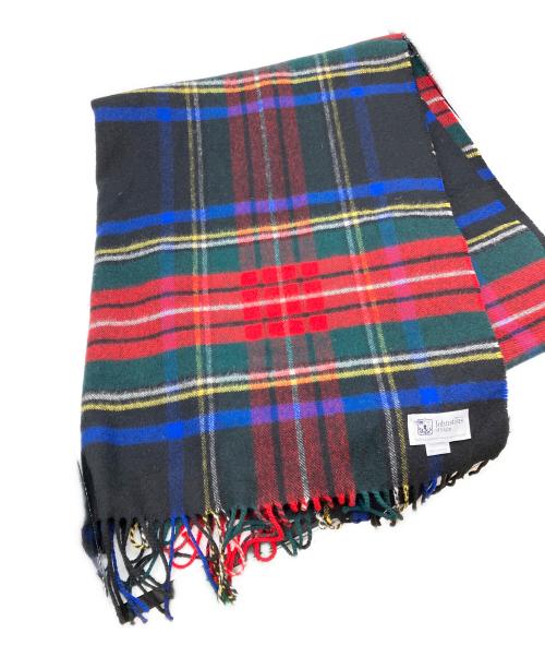 JOHNSTONS OF ELGIN（ジョンストンズ オブ エルガン）JOHNSTONS OF ELGIN (ジョンストンズ オブ エルガン) 大判カシミヤタータンチェックストール レッドの古着・服飾アイテム