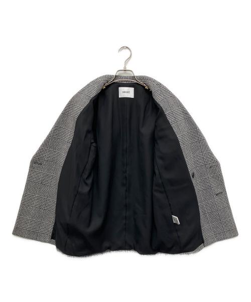 haunt（ハウント）haunt (ハウント) 金釦ダブルジャケット グレー サイズ:36の古着・服飾アイテム