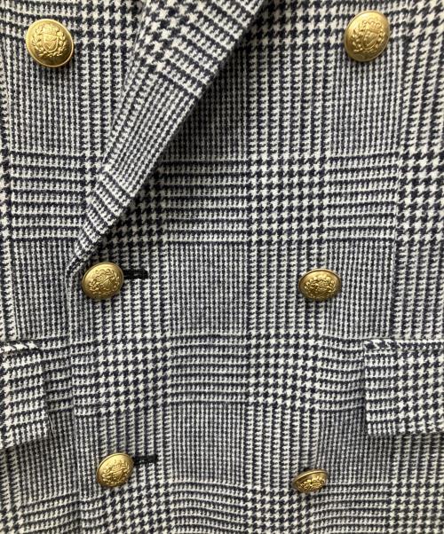 haunt（ハウント）haunt (ハウント) 金釦ダブルジャケット グレー サイズ:36の古着・服飾アイテム
