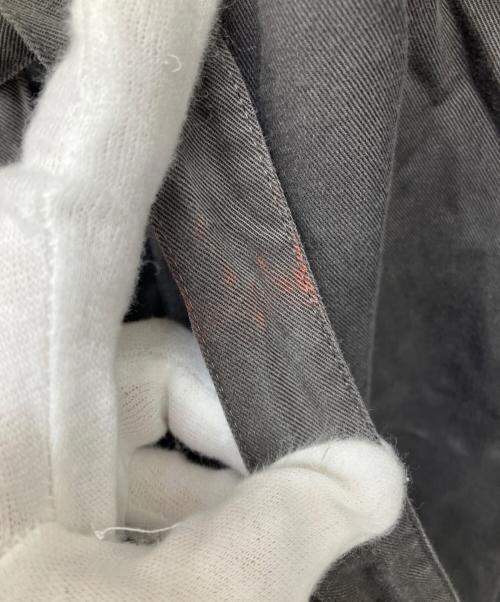 23区（ニジュウサンク）23区 (ニジュウサンク) 【前後着用可能】フィブリルツイル ギャザー ワンピース グレー サイズ:Mの古着・服飾アイテム