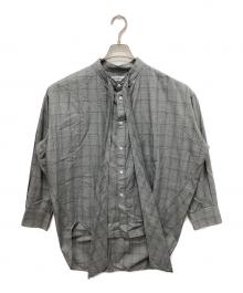 BALENCIAGA（バレンシアガ）の古着「ニュースィングチェックシャツ」｜グレー